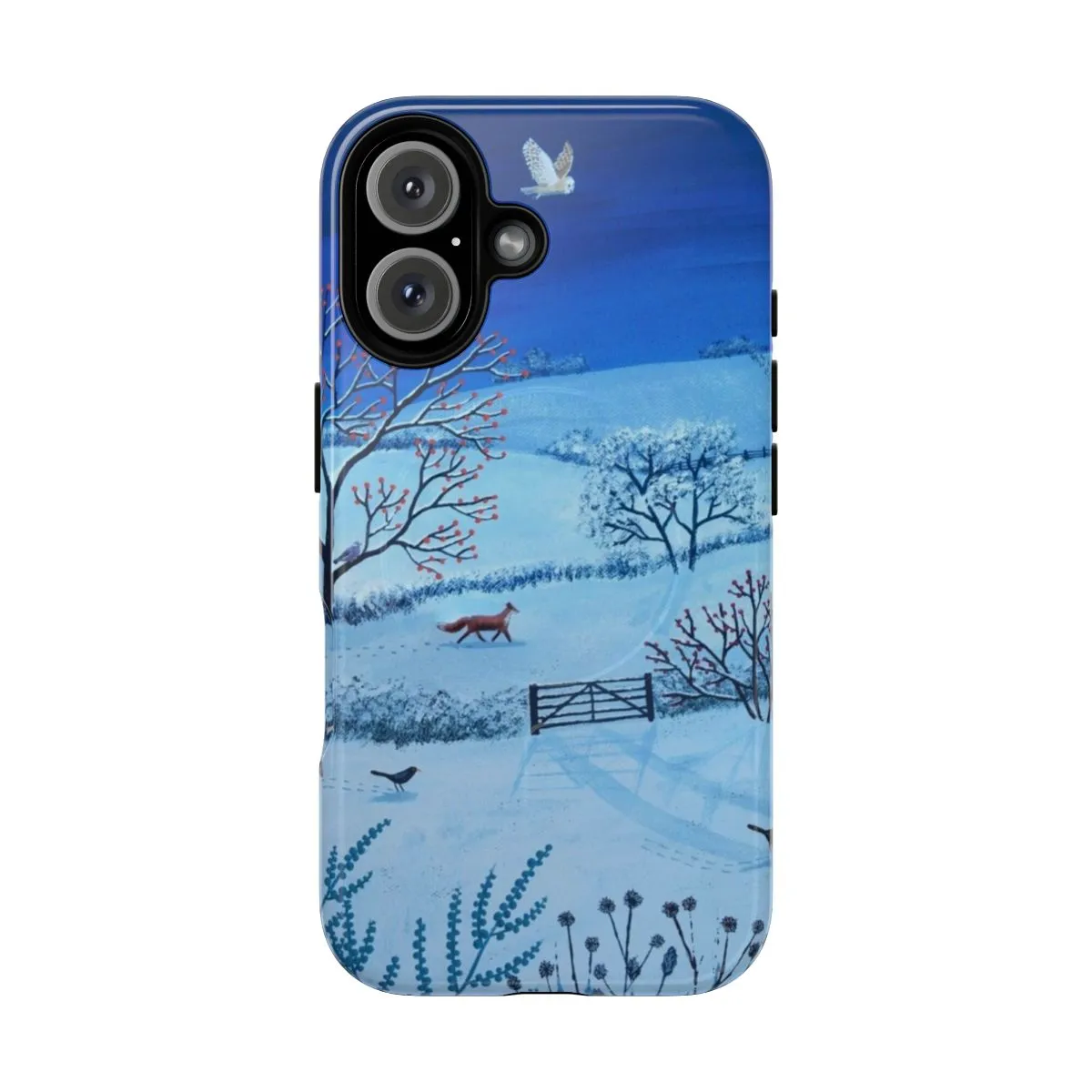 Cozy Night Snow Landscape Phone Case