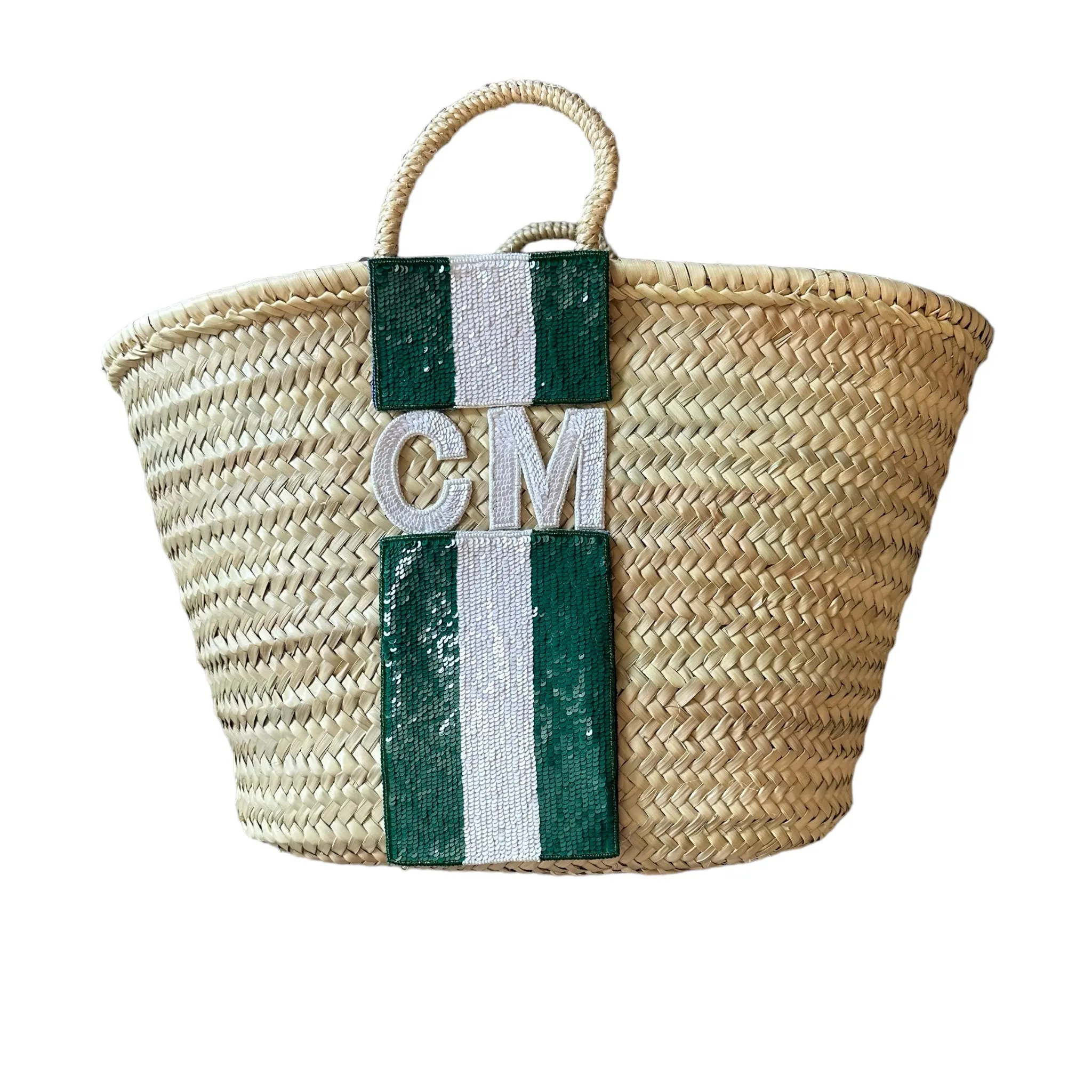 Customized Straw Market Bag ( 5 colors available)