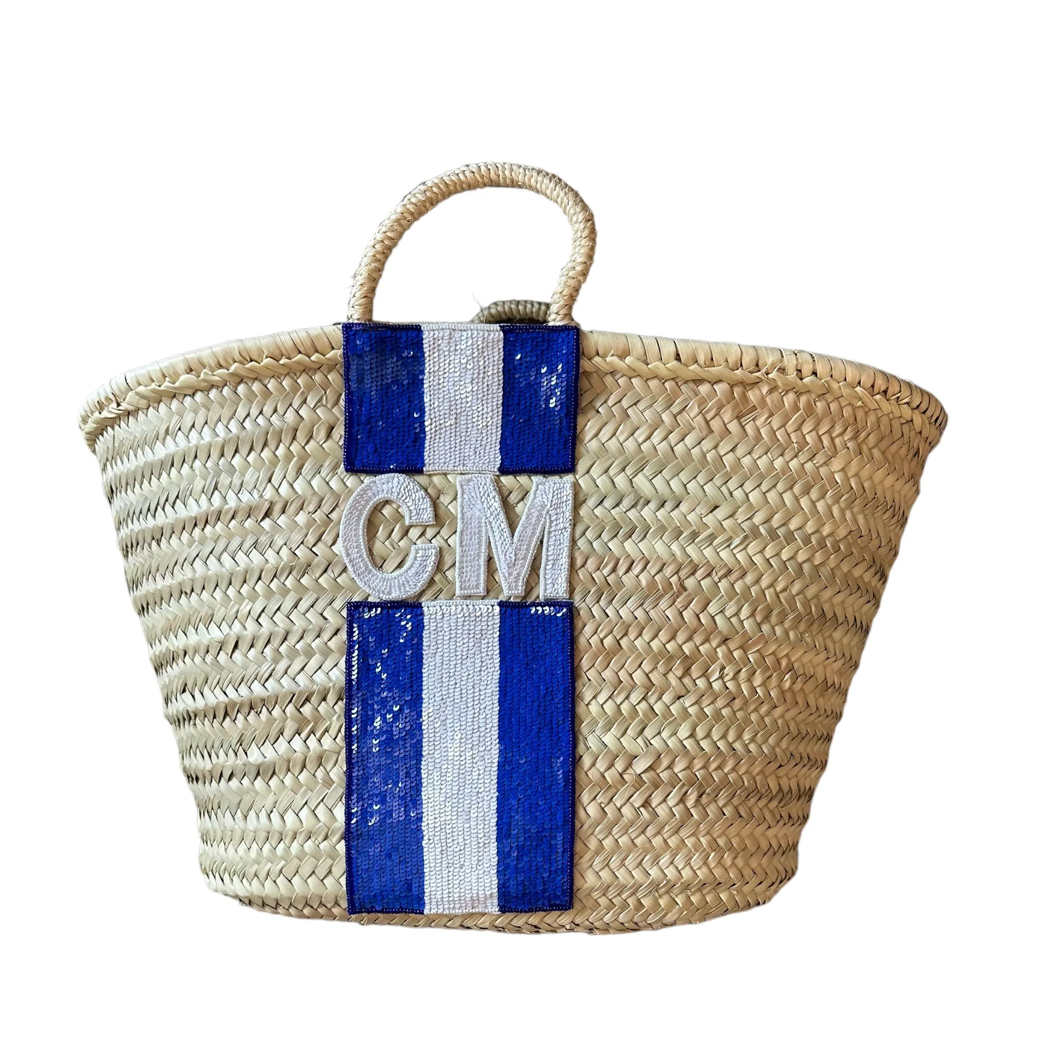 Customized Straw Market Bag ( 5 colors available)