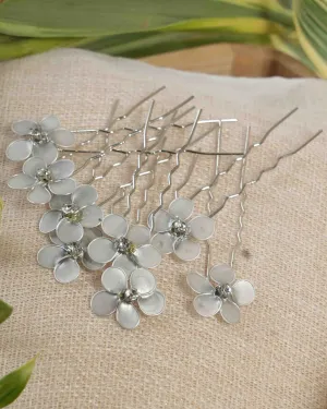 Daisy hairpins set of 10