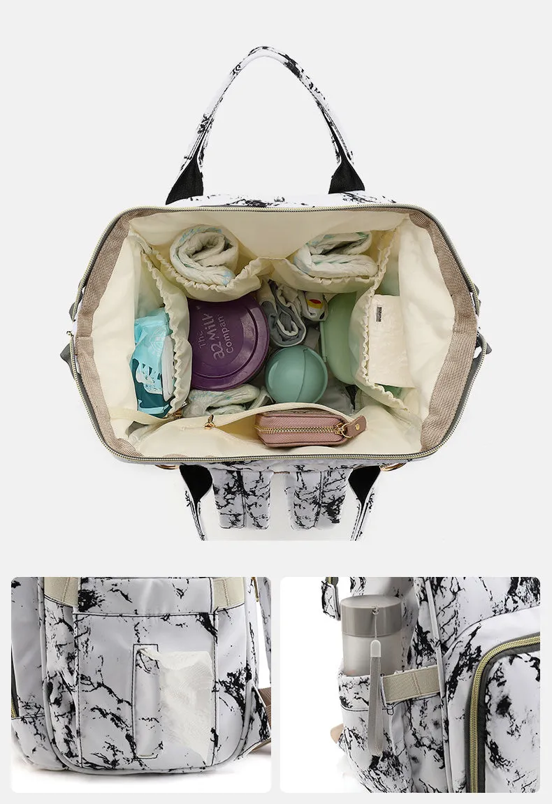Diaper Bags Mommy Bag Fashion Multi-Functional Large Capacity Handbag Travel Backpack