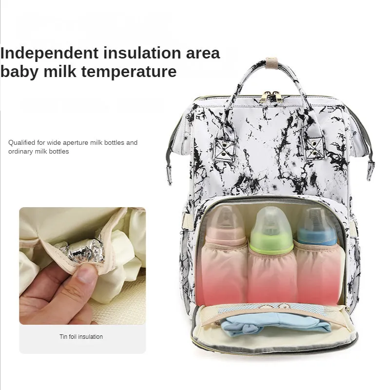Diaper Bags Mommy Bag Fashion Multi-Functional Large Capacity Handbag Travel Backpack