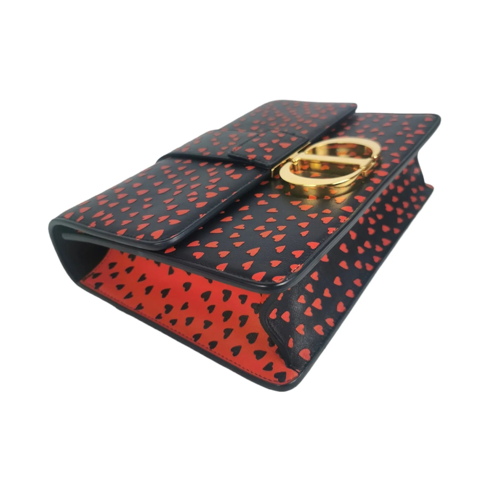 Dior 30 Montaigne I love Paris Red Hearts Leather