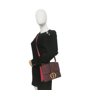 Dior 30 Montaigne I love Paris Red Hearts Leather