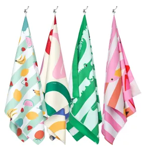 Dock & Bay Kids Beach Towels - Creature Feature (Set of 4)