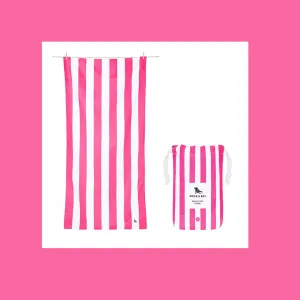 Dock & Bay Phi Phi Pink Cabana Towel