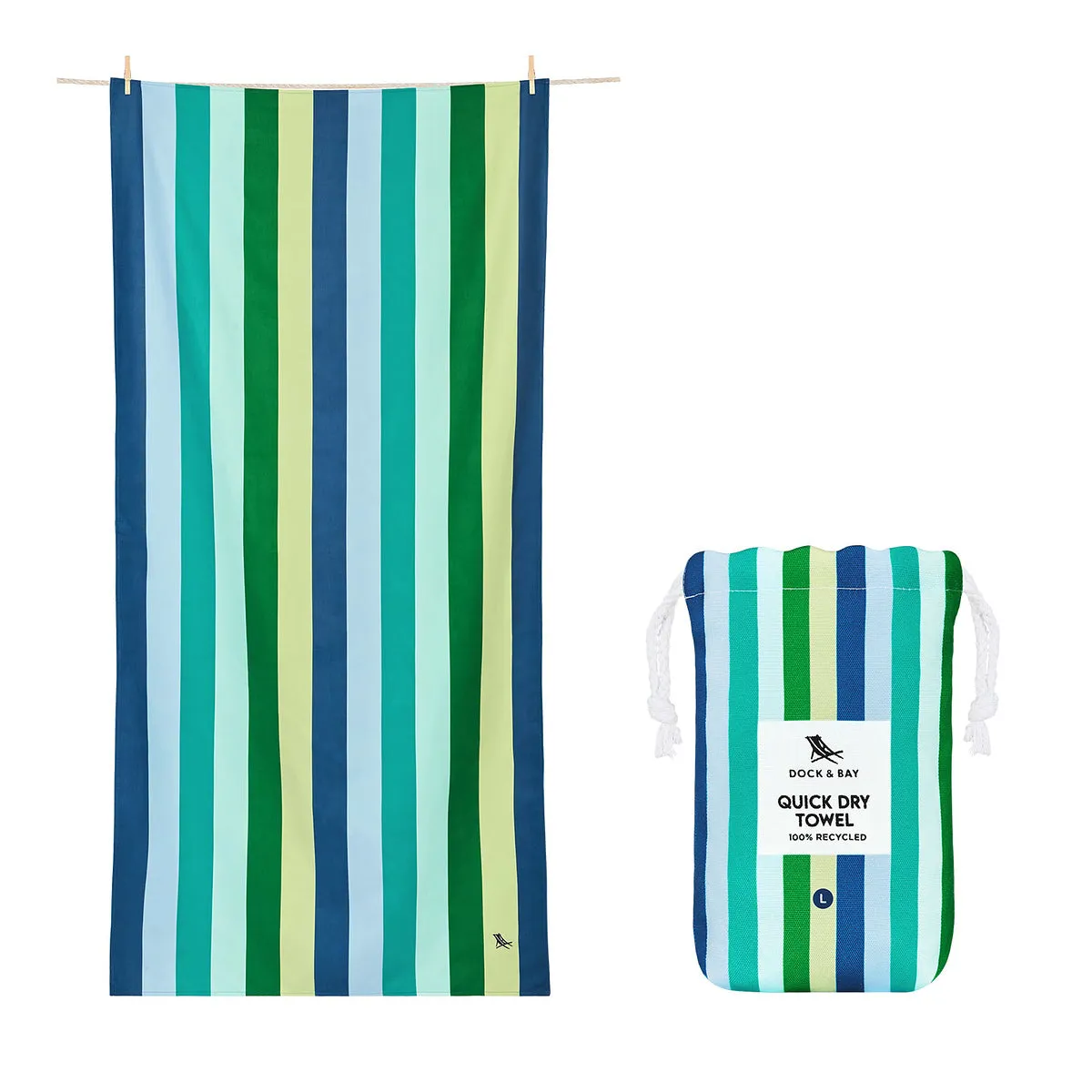 Dock & Bay Quick Dry Towels - Havana Cabana (Set of 4)