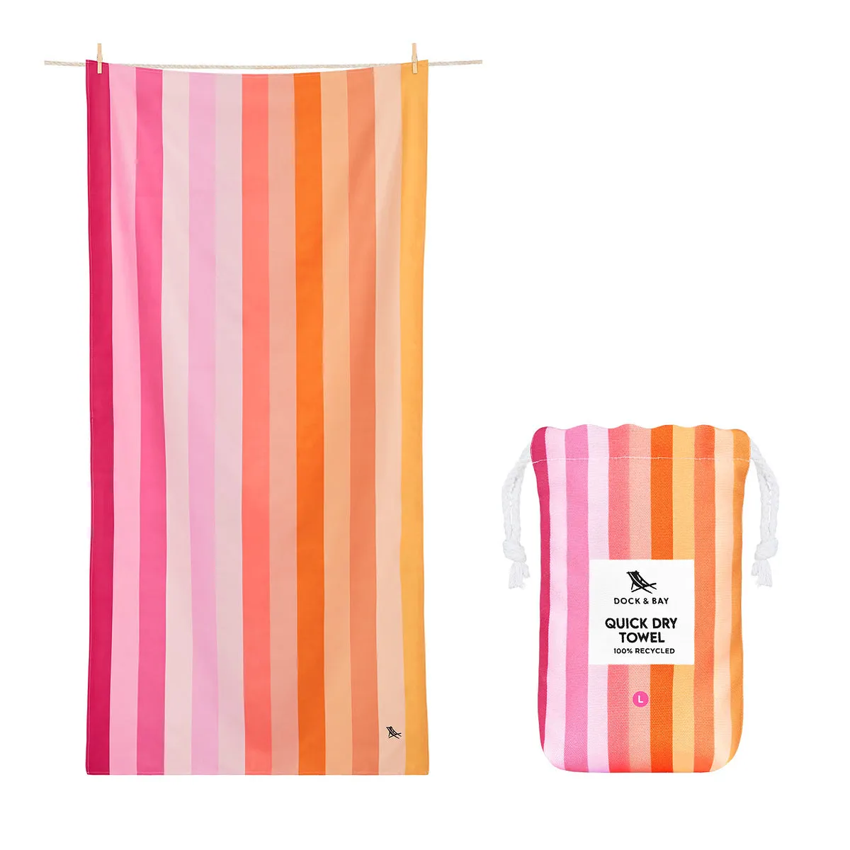 Dock & Bay Quick Dry Towels - Havana Cabana (Set of 4)