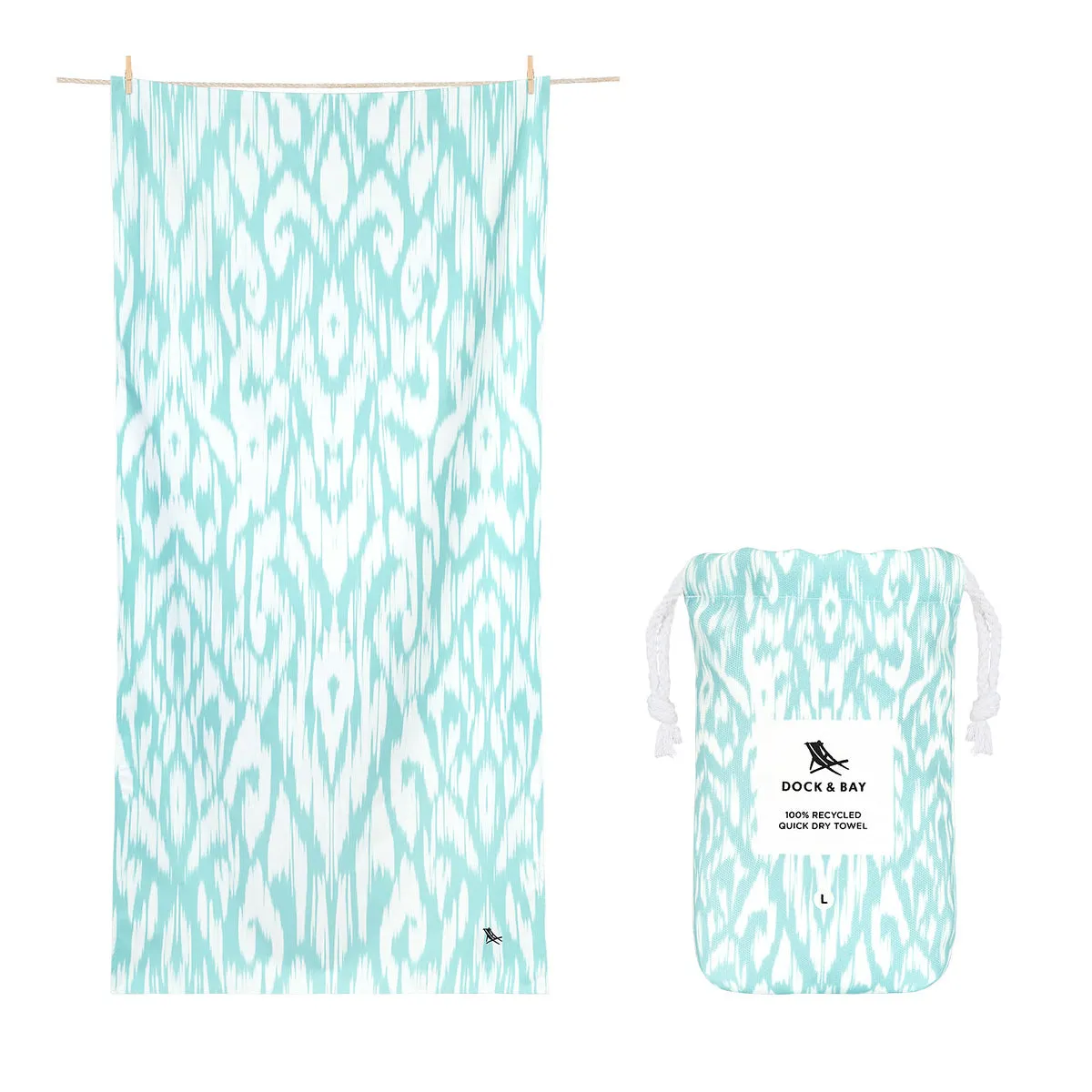 Dock & Bay Quick Dry Towels - Lazy Lake (Set of 6)
