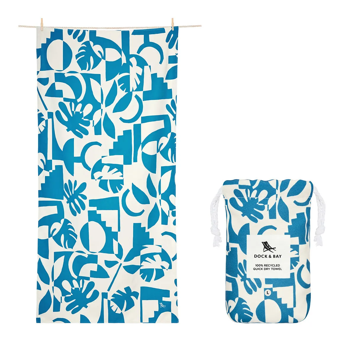 Dock & Bay Quick Dry Towels - Lazy Lake (Set of 6)