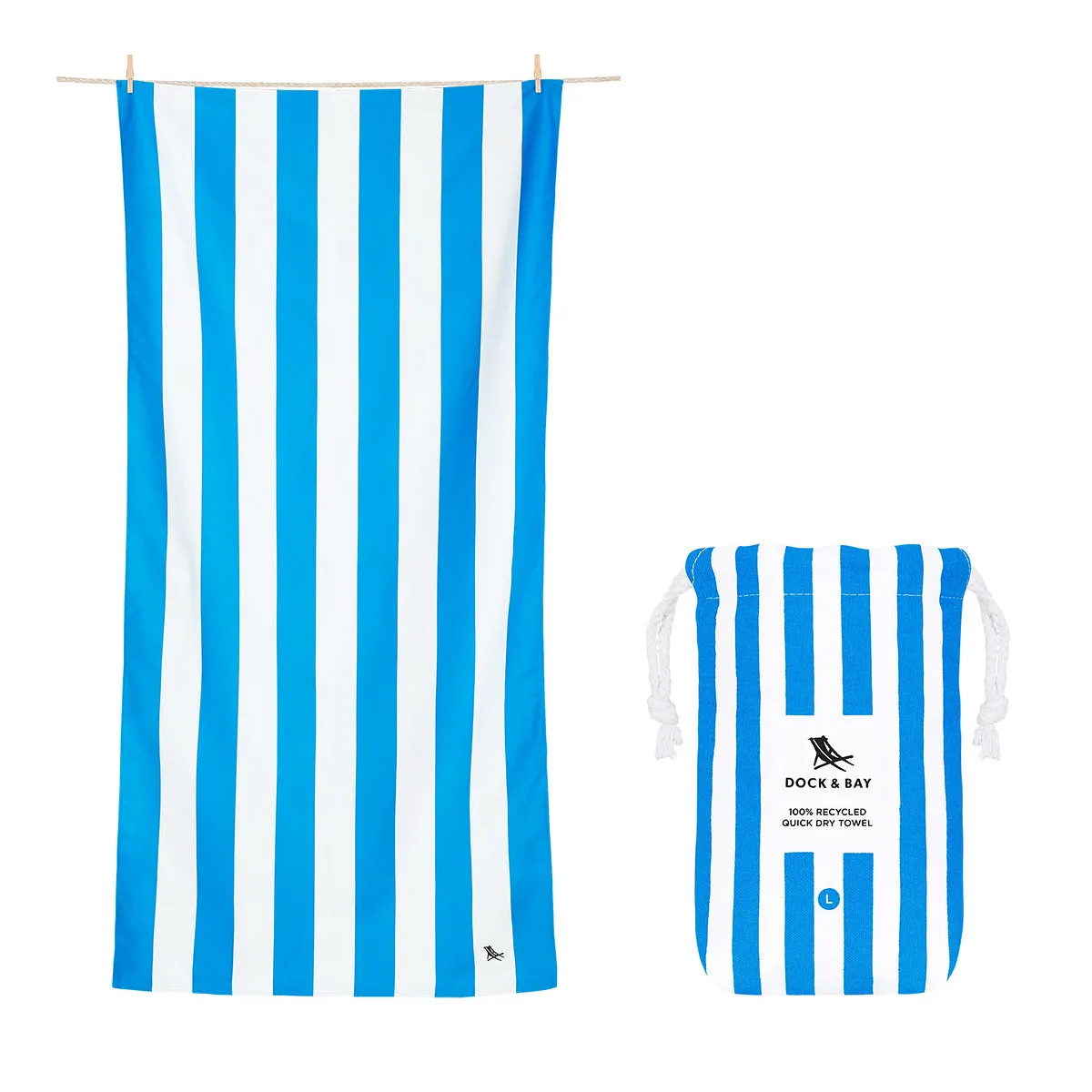 Dock & Bay Quick Dry Towels - Lazy Lake (Set of 6)