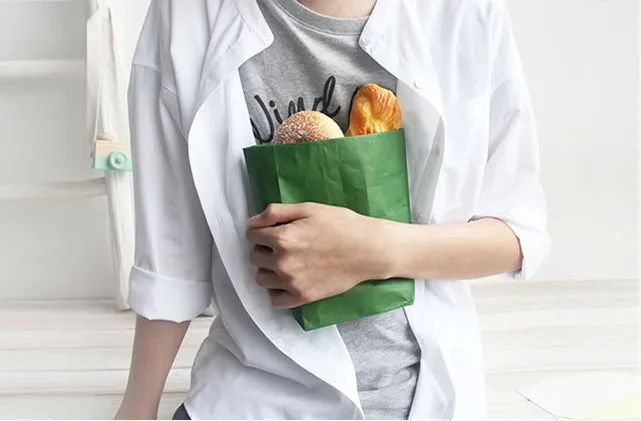 Durable Kraft Paper Storage Bags 4pcs Set H612D
