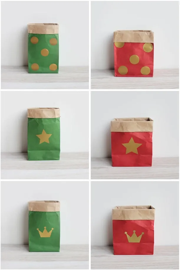 Durable Kraft Paper Storage Bags 4pcs Set H612D