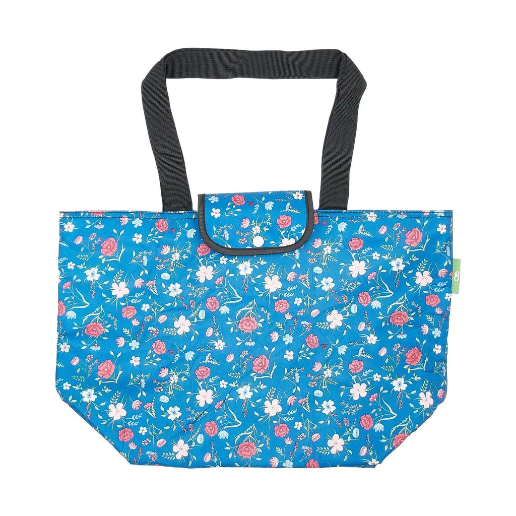 Eco Chic Navy Floral Insulated Shopping Bag