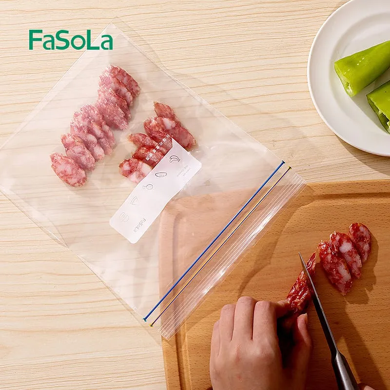 FaSoLa Double-Layer Ziplock Bags - Medium, 18x20cm, 20 Pieces