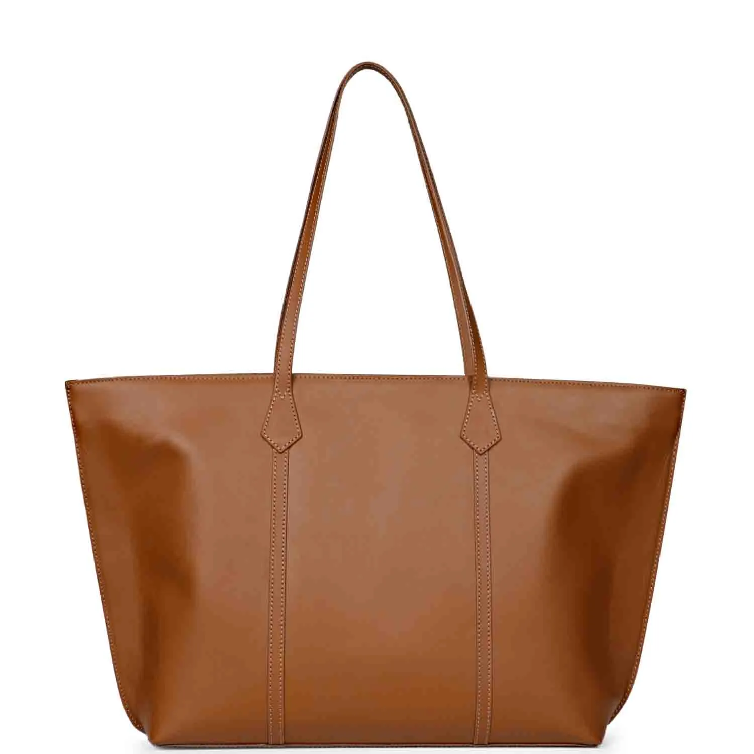 Favore Tan Womens  Leather Structured Shoulder Bag