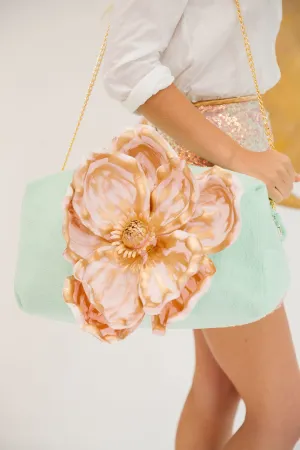 FLOWER POWER MINT TERRY BAGS