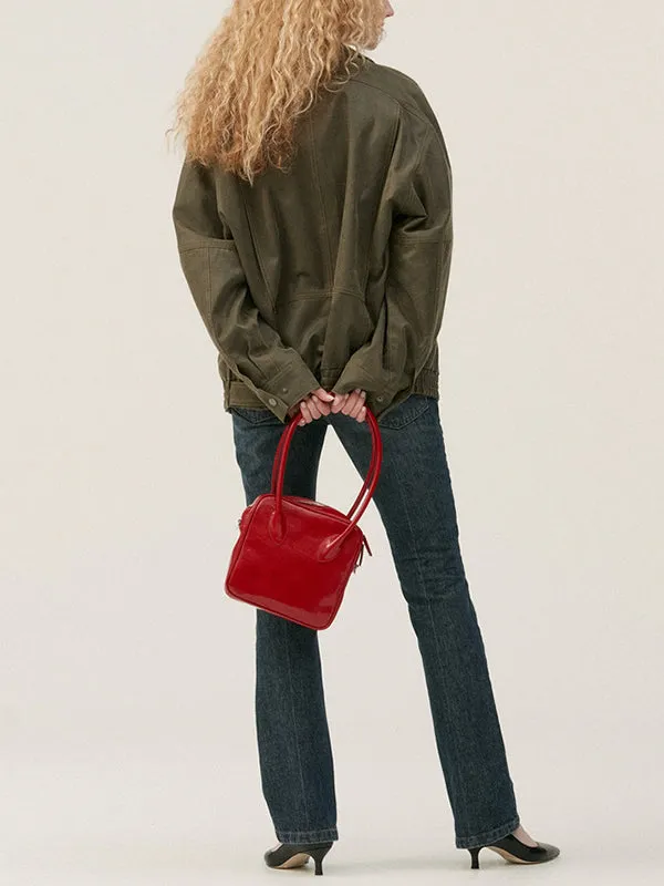 Geometric Split-Joint Handbags Shoulder Bags