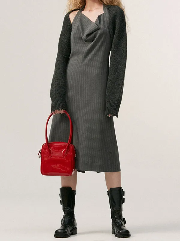 Geometric Split-Joint Handbags Shoulder Bags