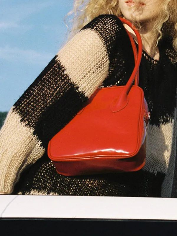 Geometric Split-Joint Handbags Shoulder Bags