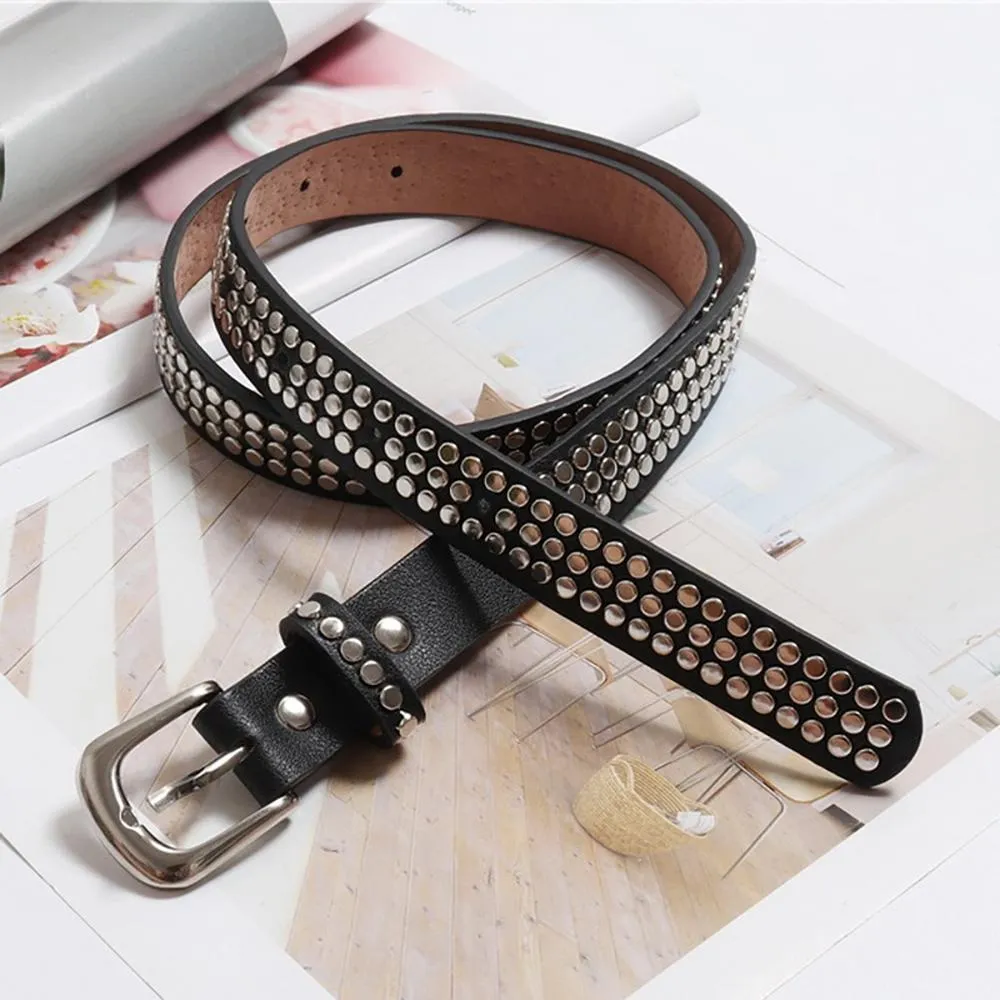 Glistening Rivet Chic Small Waist Fanny Bag