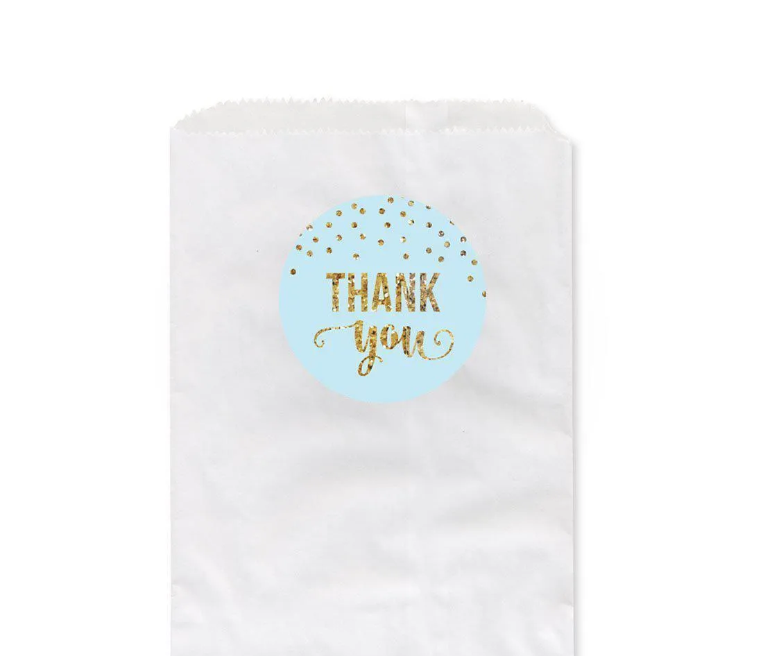 Gold Glitter 1st Birthday Favor Bag DIY Party Favors Kit