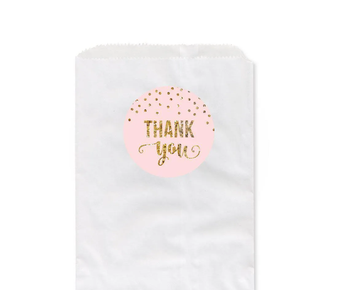 Gold Glitter 1st Birthday Favor Bag DIY Party Favors Kit