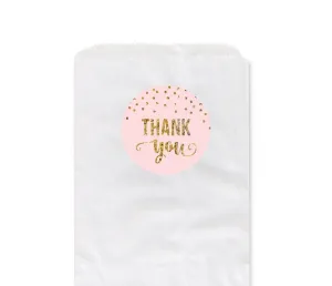 Gold Glitter 1st Birthday Favor Bag DIY Party Favors Kit