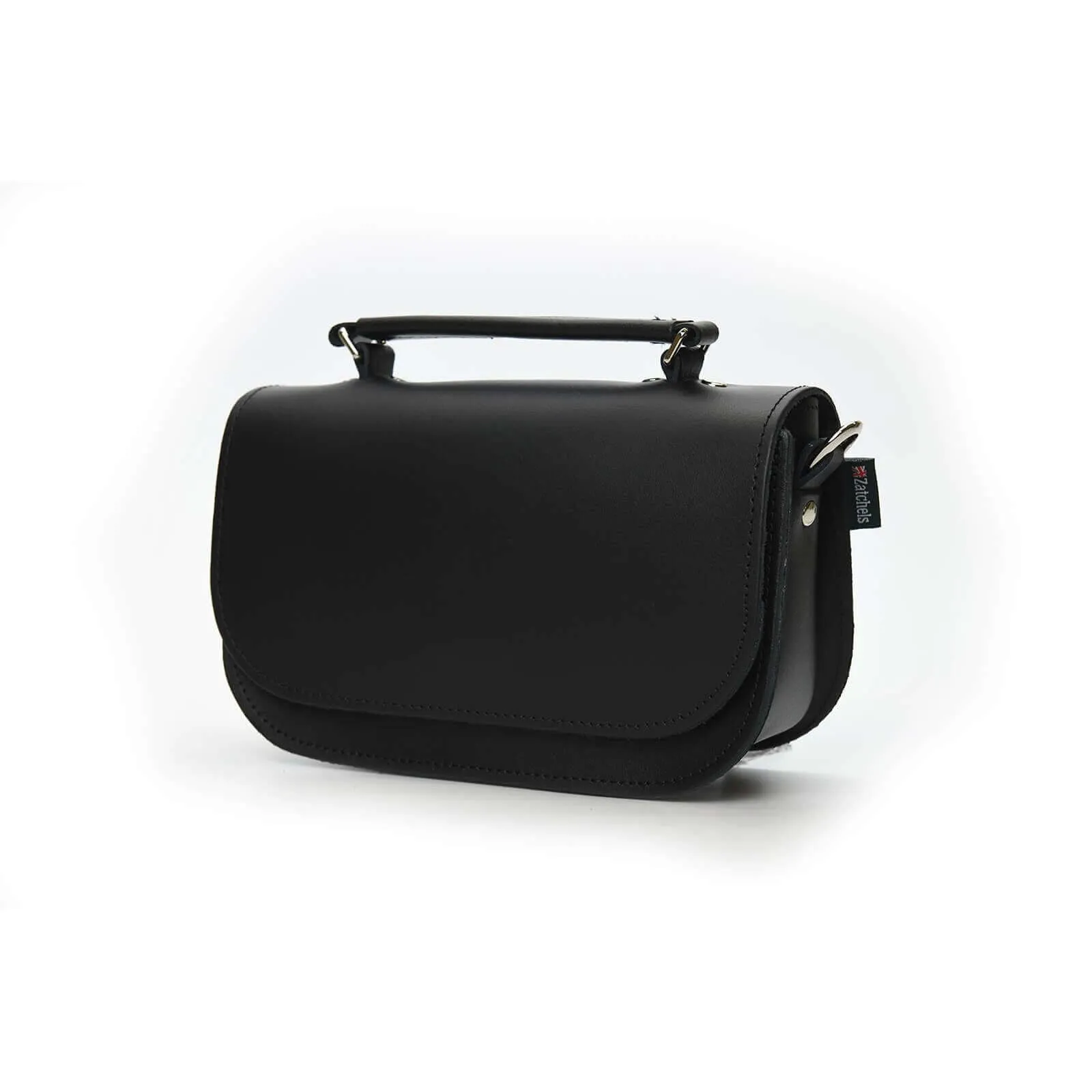 Handmade Leather Bags - Black Aura Handbag