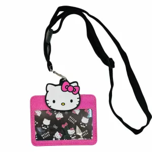 Hello Kitty Chic Lanyard With ID Holder