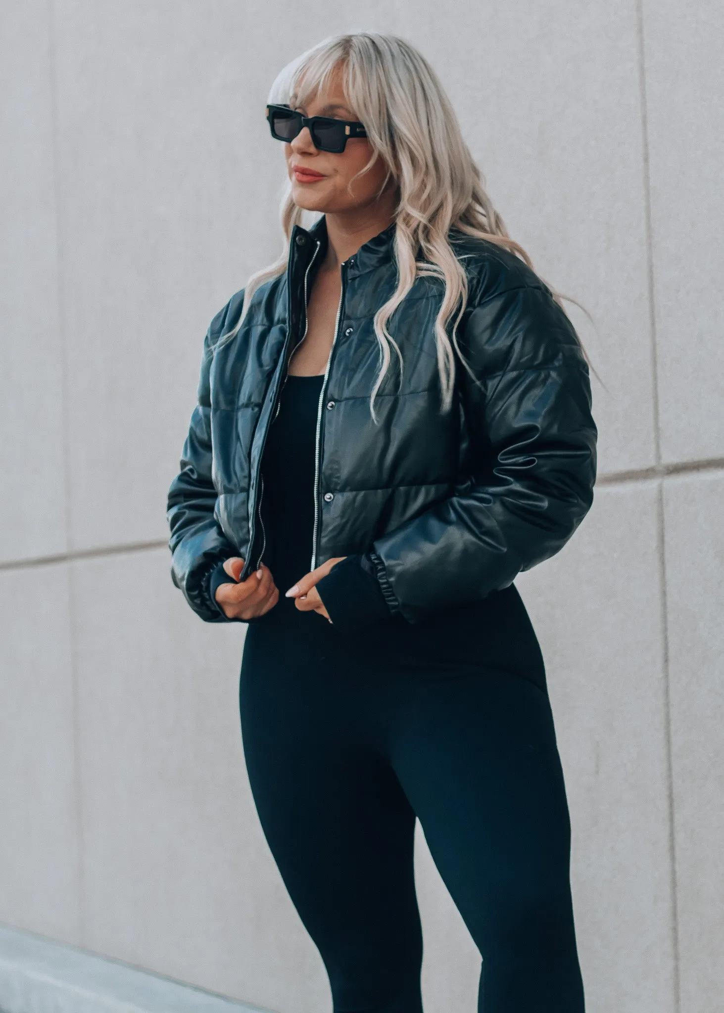 Hot Girl Walk Black Ribbed Jumpsuit