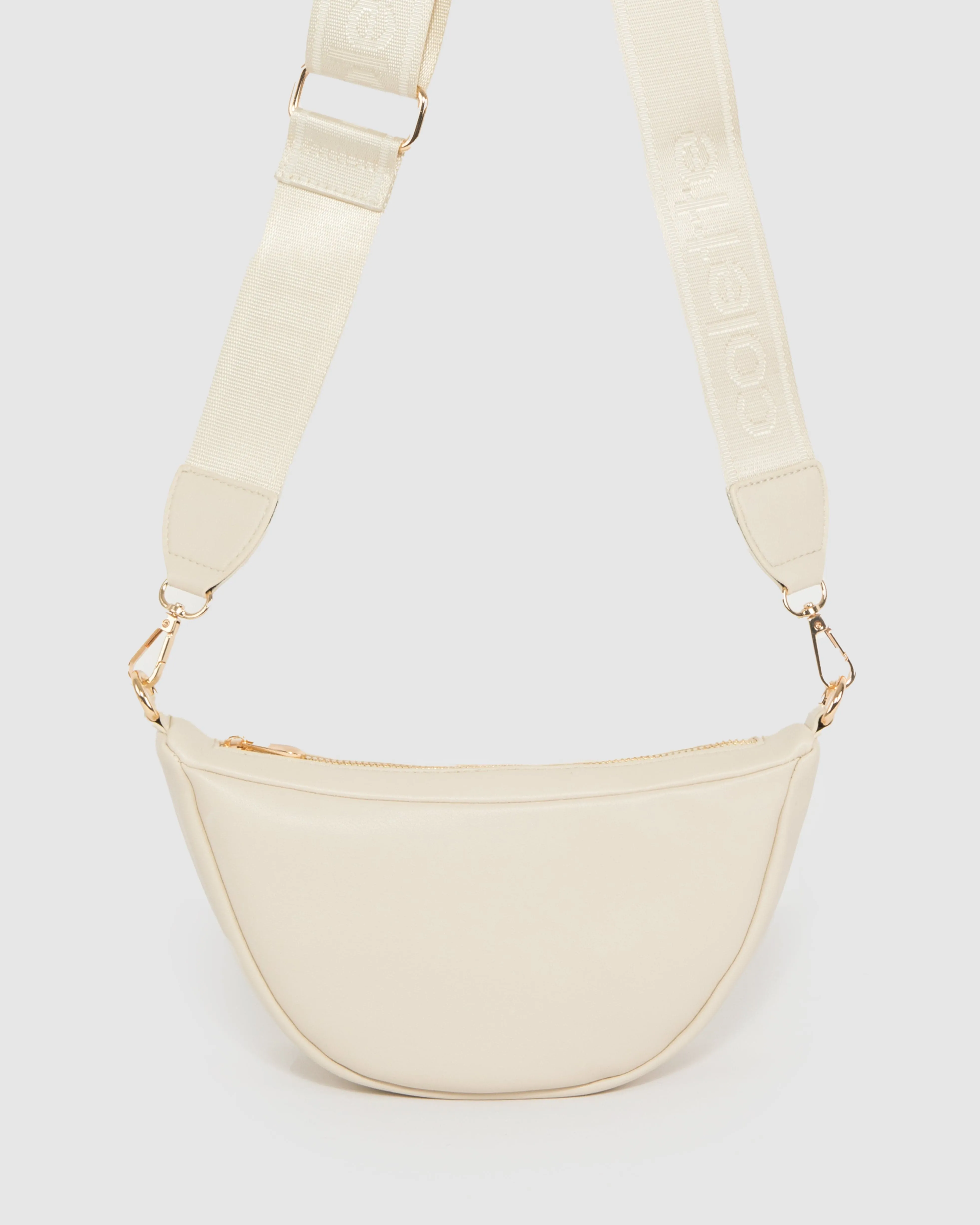 Ivory Ana Structured Sling Bag