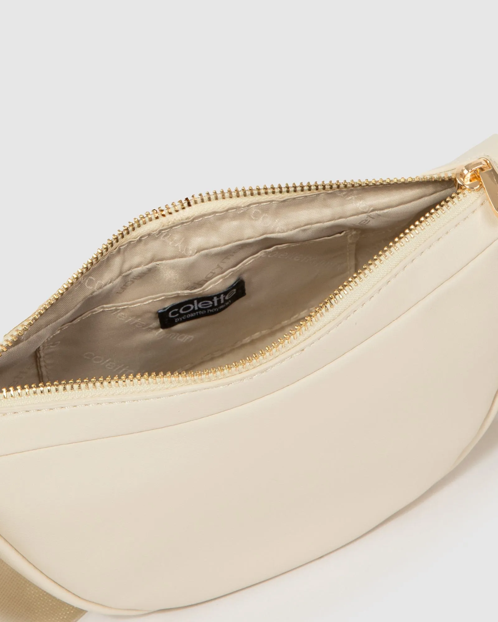 Ivory Ana Structured Sling Bag