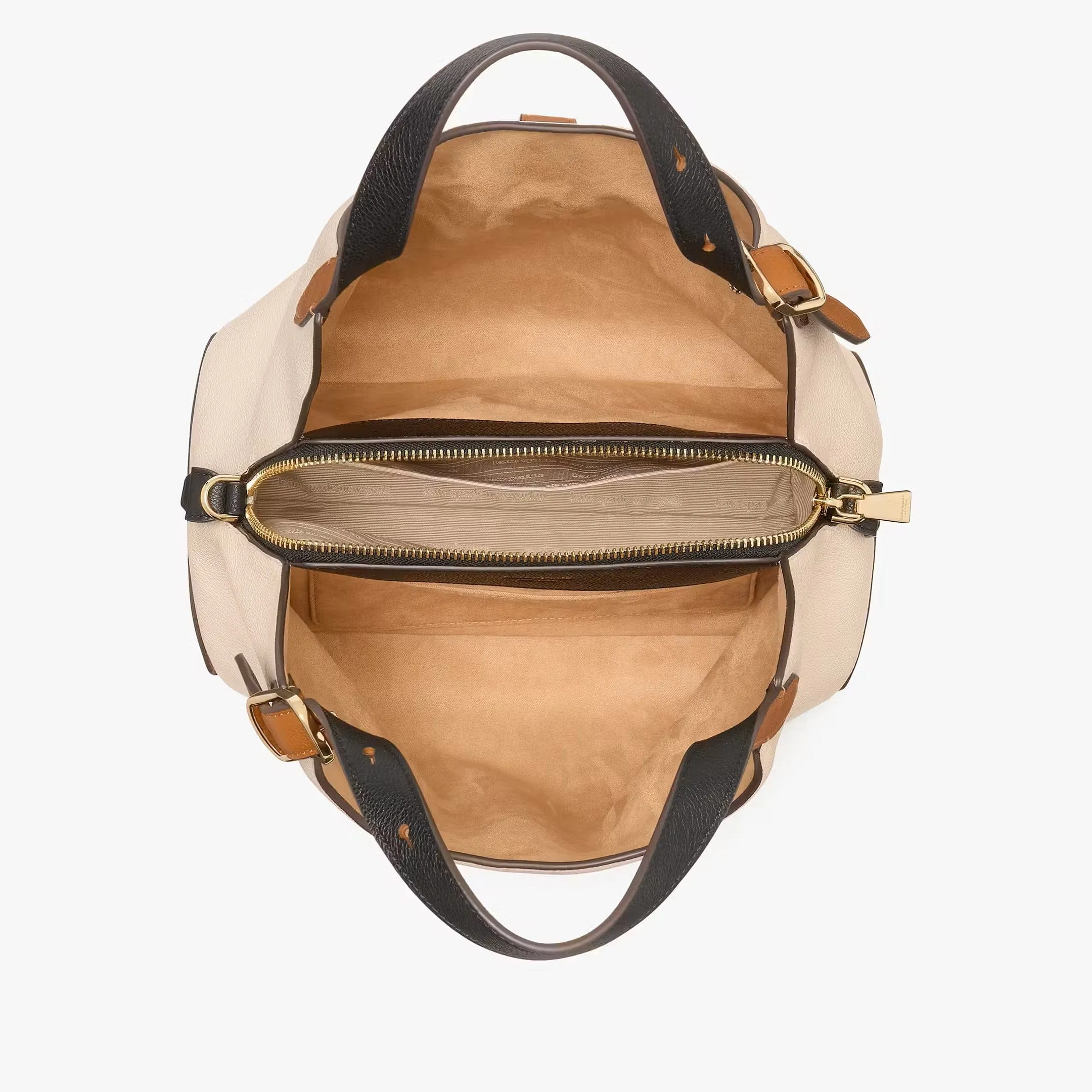 Kate Spade Deco Colorblocked Crossbody Tote in Milk Glass