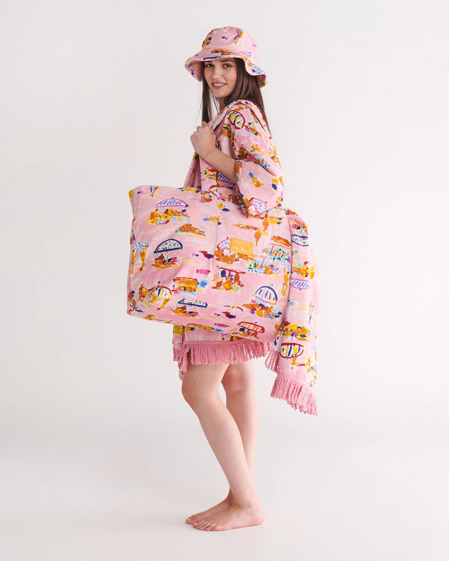 Kip&Co x Ken Done Beach Days Terry Oversized Beach Bag