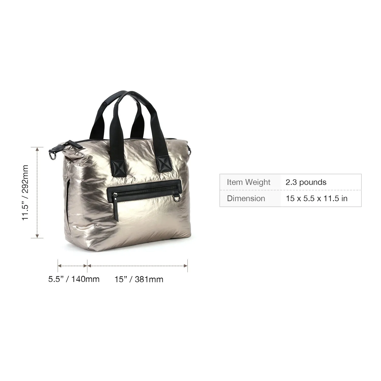 Large & Stylish City Diaper Bag