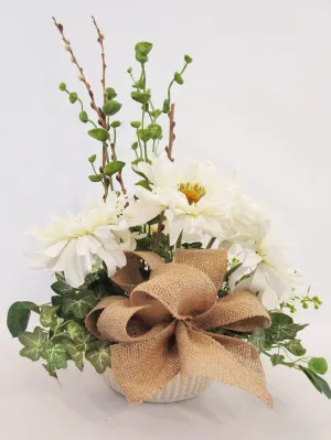 Large Silk Daisy Centerpiece