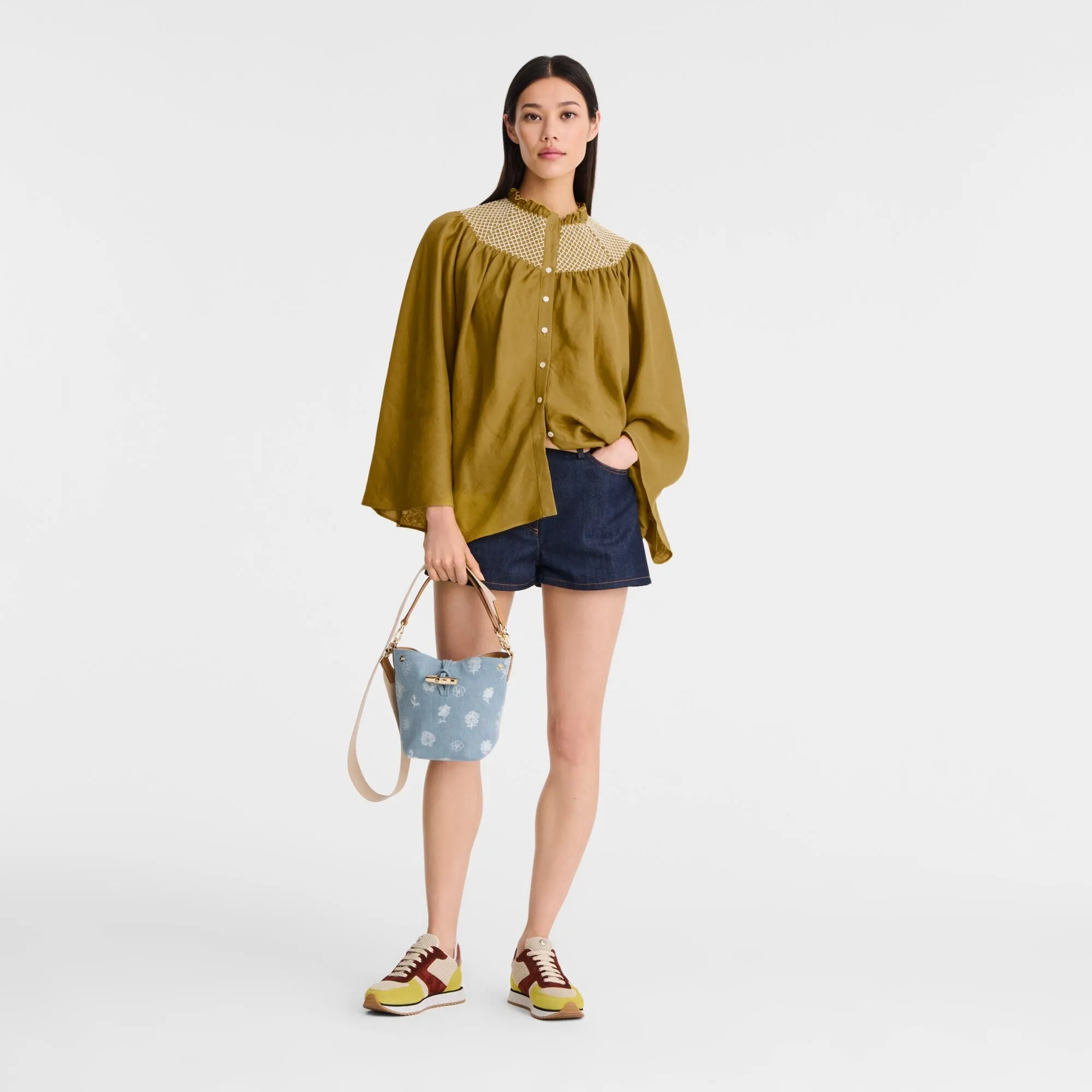 Le Roseau Denim Bucket bag XS - 10279HGL