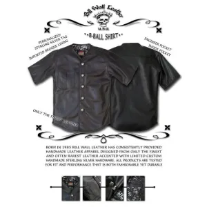 Leather Baseball Shirt