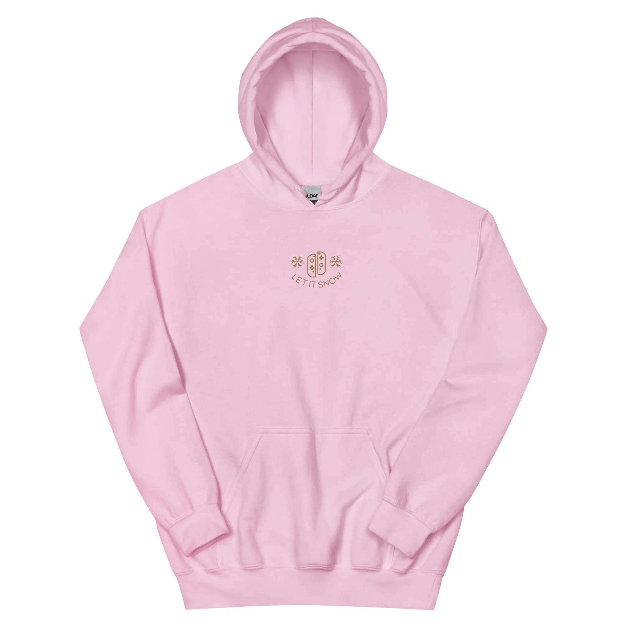 Let It Snow | Embroidered Unisex Hoodie | Cozy Christmas