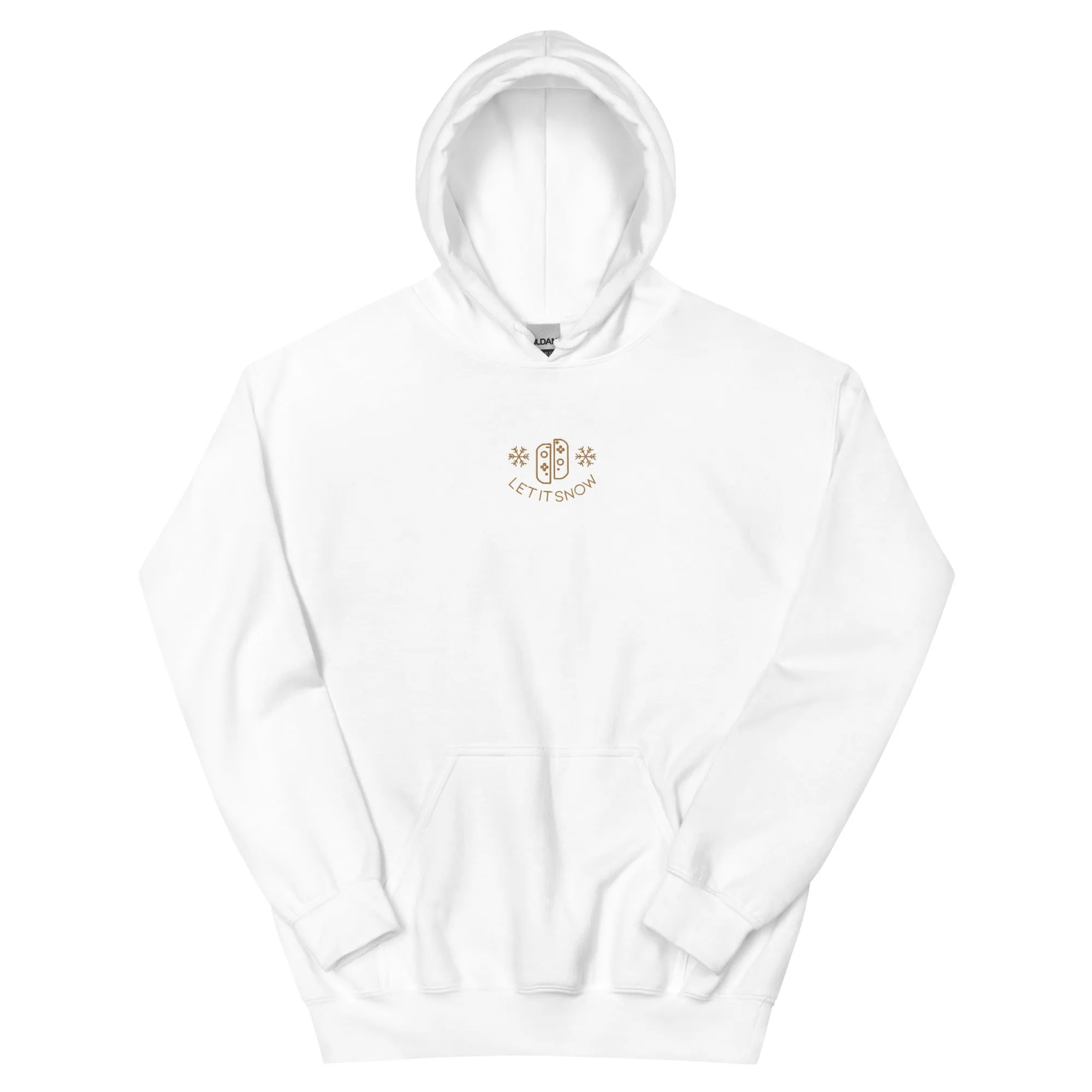 Let It Snow | Embroidered Unisex Hoodie | Cozy Christmas
