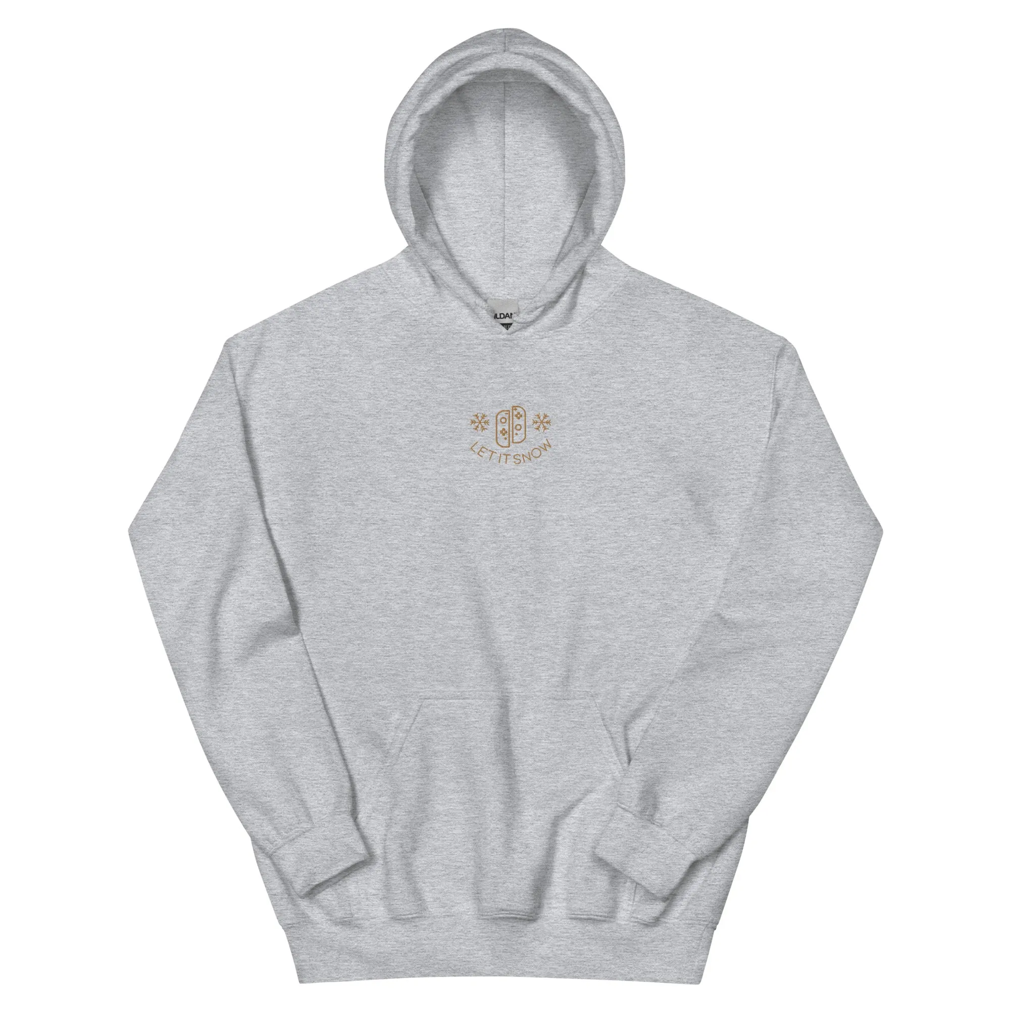 Let It Snow | Embroidered Unisex Hoodie | Cozy Christmas