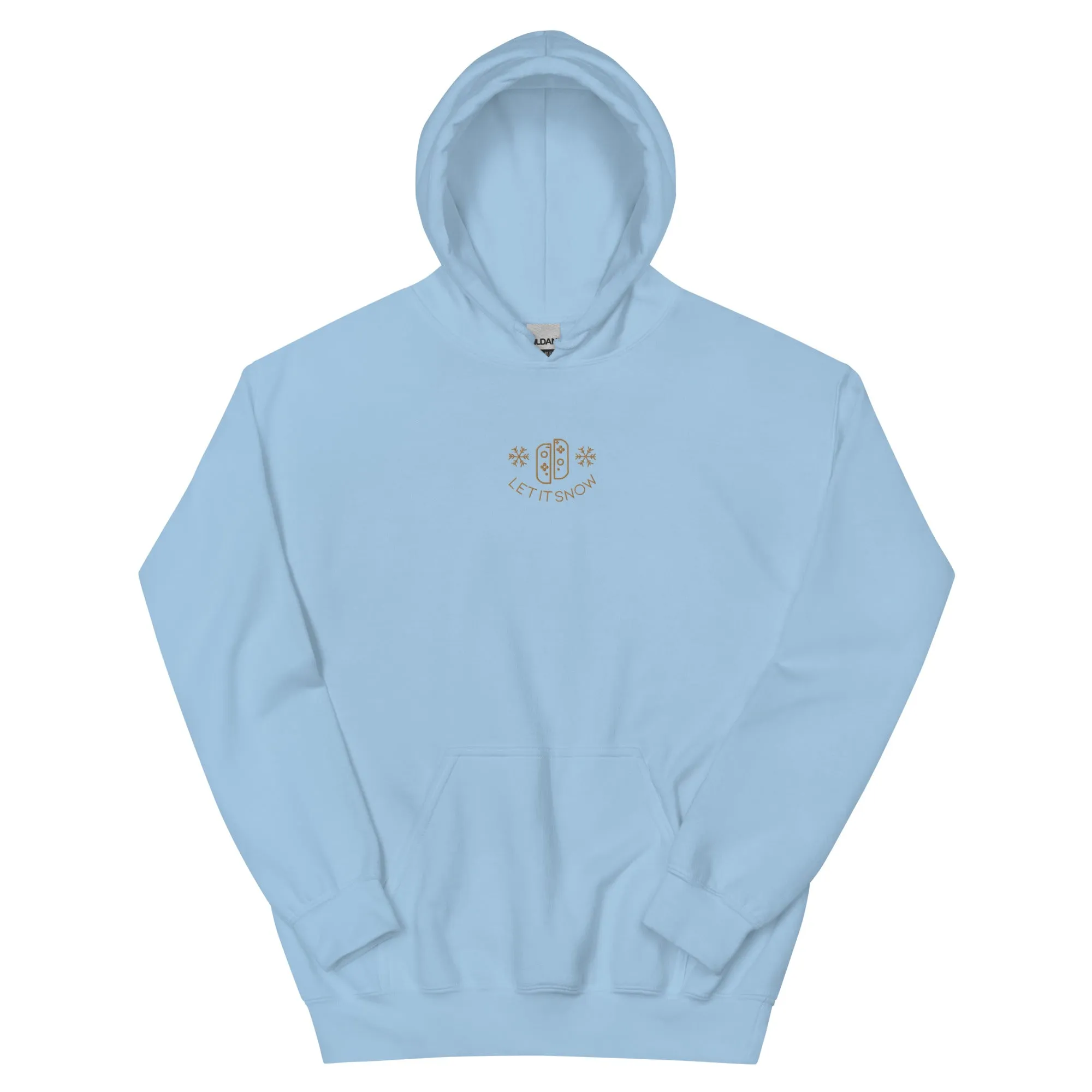Let It Snow | Embroidered Unisex Hoodie | Cozy Christmas