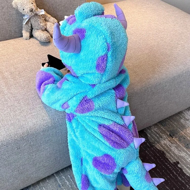 Little Monster Fleece Romper