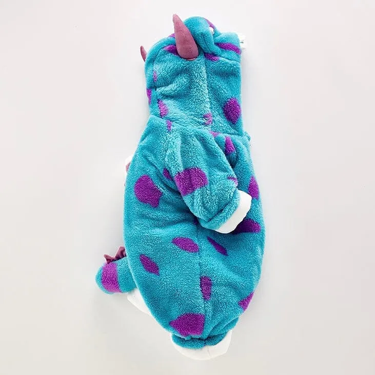 Little Monster Fleece Romper