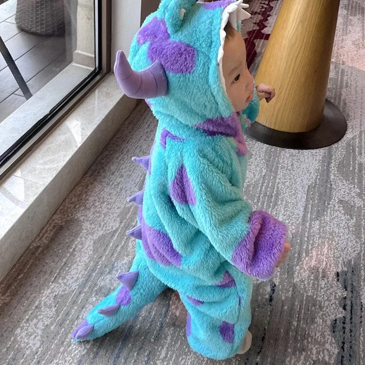 Little Monster Fleece Romper