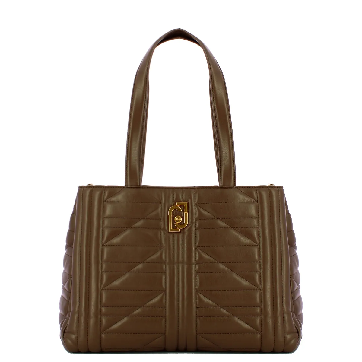 Liu Jo - Shopper Ecosostenibile matelassè Moro Light - AF3120E0426 - MORO/LIGHT