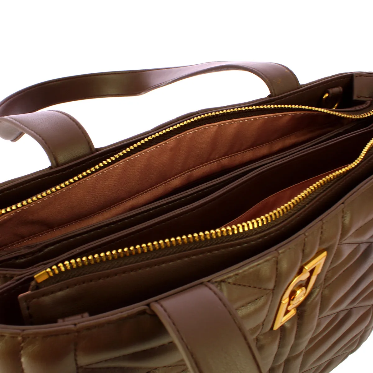 Liu Jo - Shopper Ecosostenibile matelassè Moro Light - AF3120E0426 - MORO/LIGHT
