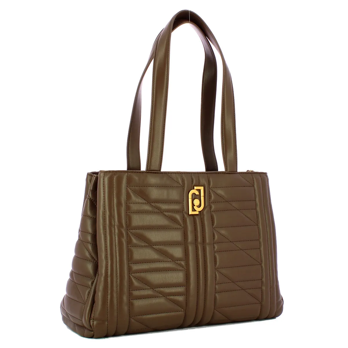 Liu Jo - Shopper Ecosostenibile matelassè Moro Light - AF3120E0426 - MORO/LIGHT
