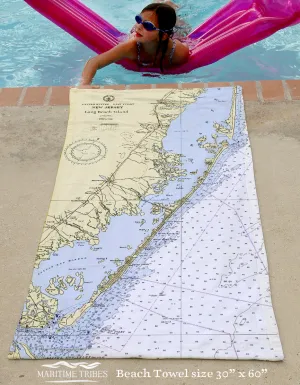 Long Beach Island Quick Dry Towel